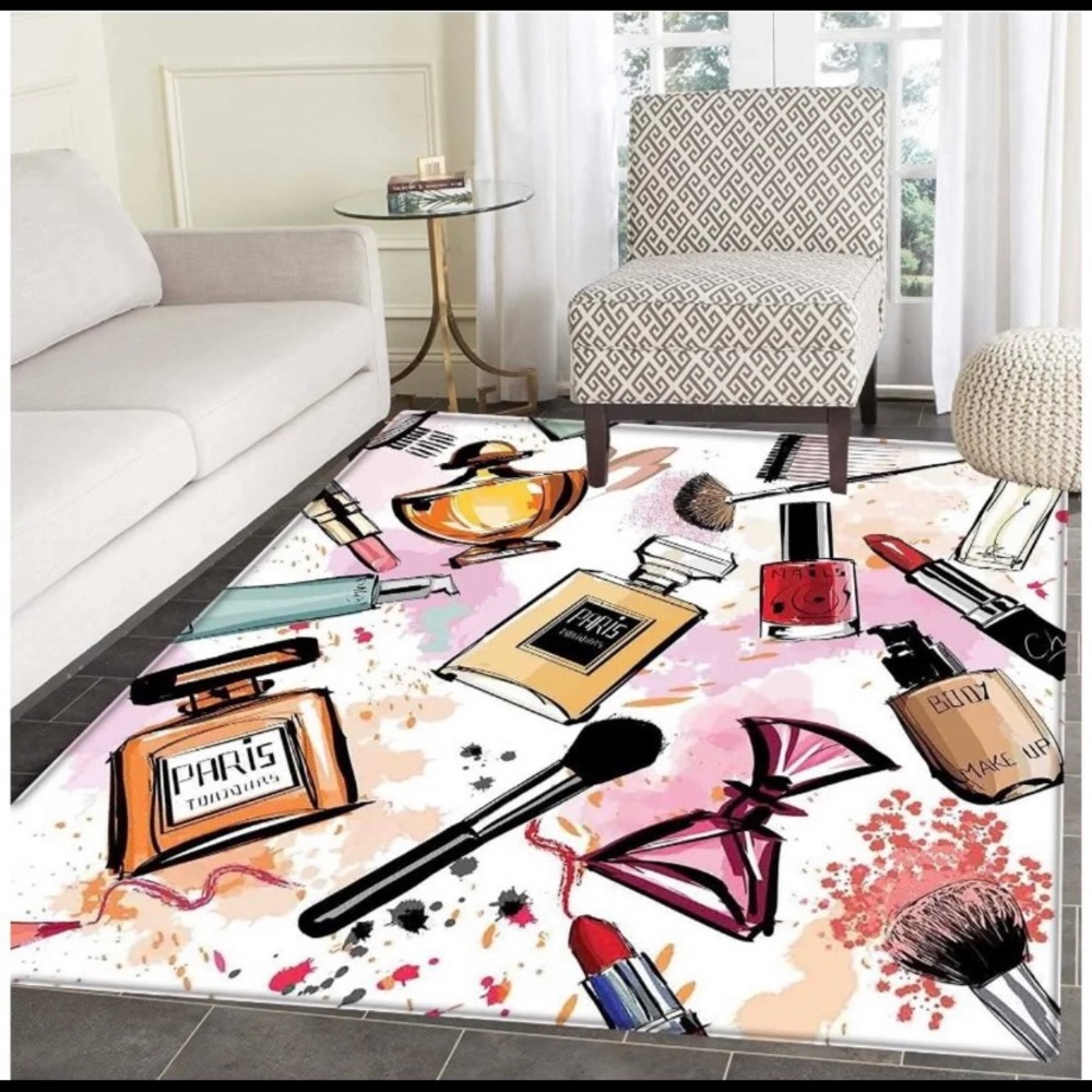 Makeup Themed floor mat